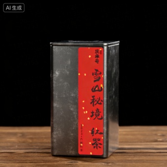 2022年 雪山秘境 野生古树晒红红茶散茶100g